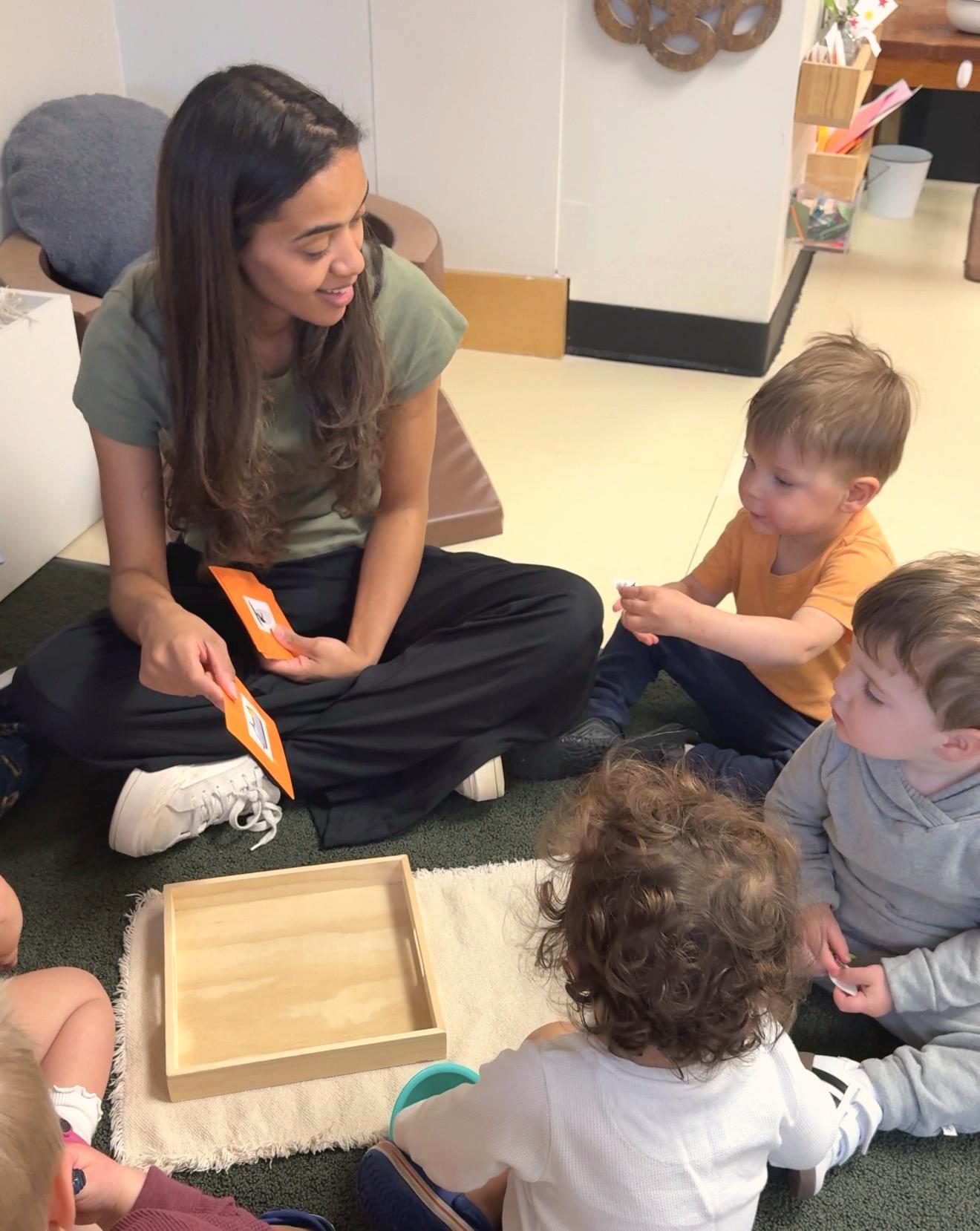 toddlers learning in a Christian Montessori daycare in Wayzata MN